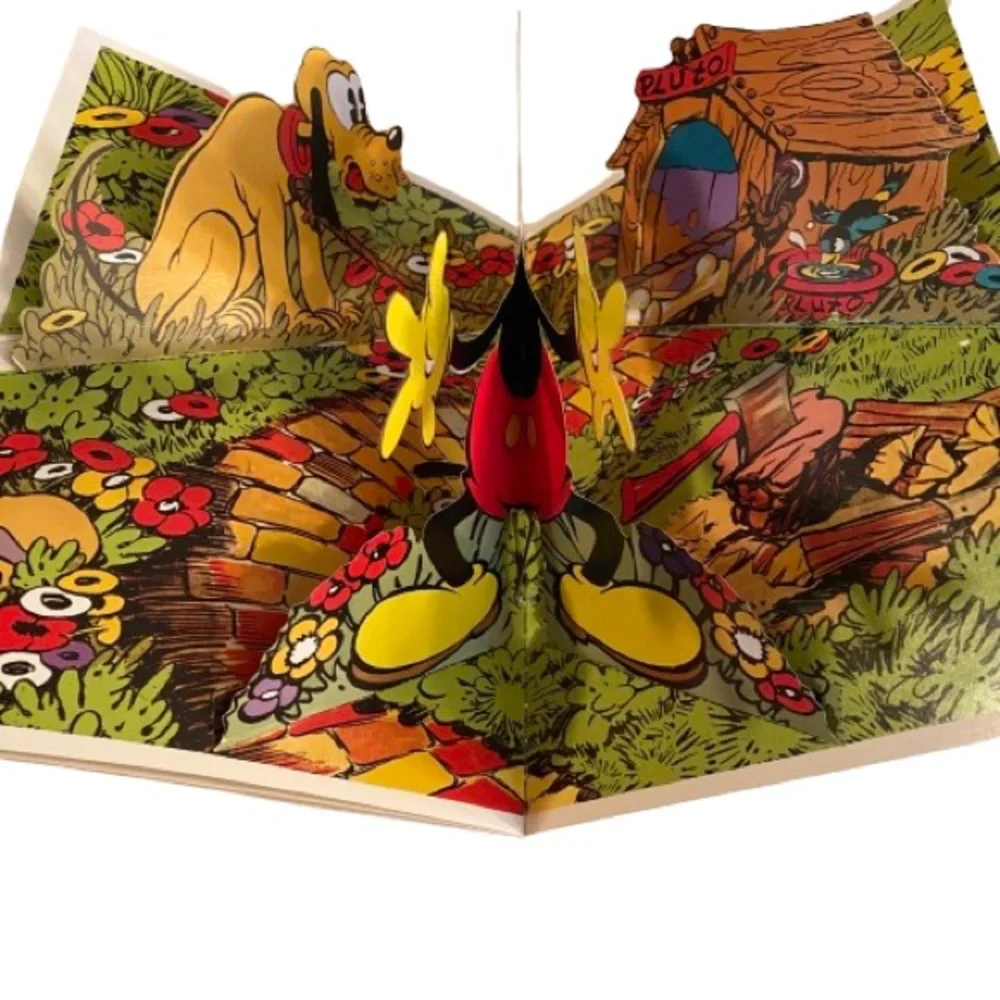Disney The Pop-Up Mickey Mouse Book Republished from 1933 by Applewood Books
